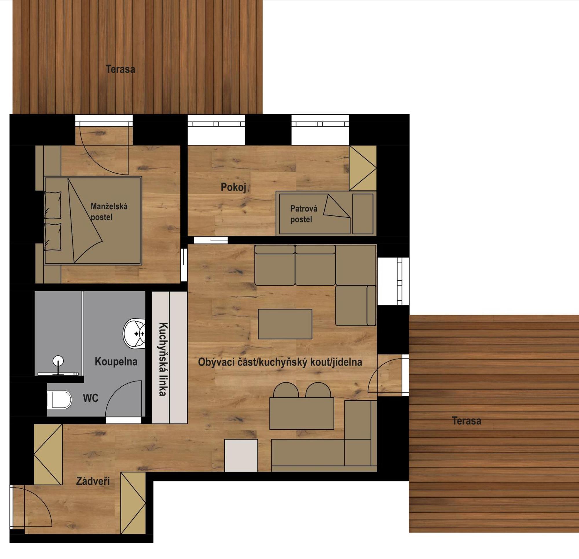 Apartmany Barth Holiday - Rezidence Maj Pec pod Sněžkou Pokoj fotografie